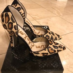 Sam Edelman Delilah Leopard Print Heels